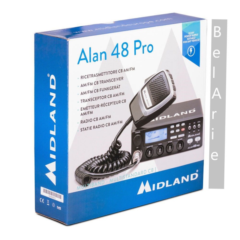 MS-5 Midland zwanenhals microfoon voor Midland mobilofoons